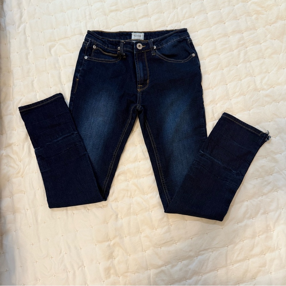 Hudson Jeans boys Deep Indigo Skinny Jeans
